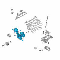 OEM Infiniti Q70 COVER ASSY-FRONT Diagram - 13500-1MC1A