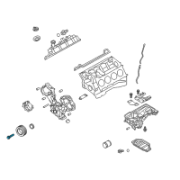 OEM 2011 Infiniti FX50 Bolt-Pulley, Crankshaft Diagram - 12309-AR000