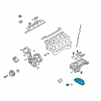 OEM 2012 Infiniti M56 Engine Oil Pan Diagram - 11110-1MC2B