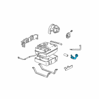 OEM 1992 GMC Safari Pipe Asm-Fuel Tank Filler Diagram - 15550327