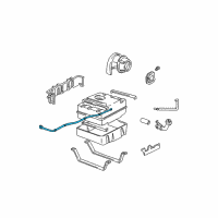 OEM 1992 GMC Safari Fuel Tank Meter/Pump SENDER Diagram - 19111407