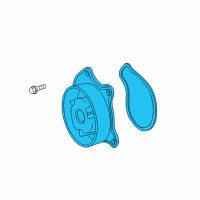 OEM Toyota Matrix Water Pump Diagram - 16100-39465