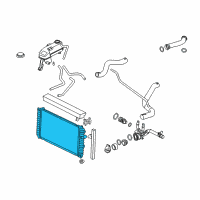 OEM 2004 Chevrolet Classic Radiator Assembly Diagram - 52487242