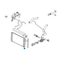 OEM Oldsmobile Mount-Radiator Lower Diagram - 22597744
