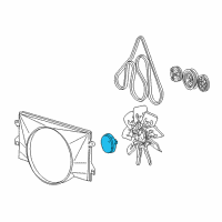 OEM 2002 Ford E-150 Econoline Fan Clutch Diagram - 5C2Z-8A616-DA