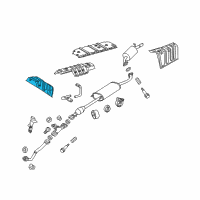 OEM Lexus Insulator Sub-Assy, Front Floor Heat, NO.1 Diagram - 58041-48030