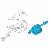 OEM BMW 330i Steering Column Switch Diagram - 61-31-9-351-143