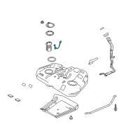 OEM 2011 Lincoln MKS Fuel Gauge Sending Unit Diagram - AG1Z-9A299-A