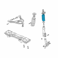 OEM 2003 Chevrolet Tracker Boot-Front Strut Dust Diagram - 91175227