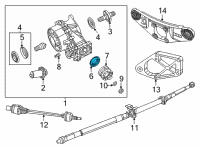 OEM Jeep Cherokee Seal-Drive PINION Diagram - 68227794AA