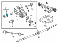 OEM Chrysler Pacifica Seal-Output Diagram - 68227807AB