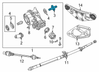 OEM 2020 Chrysler Pacifica Shaft-Output Diagram - 68405337AA