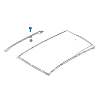 OEM Nissan Kicks Bolt Diagram - 01121-N6121