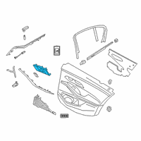 OEM 2021 BMW M340i xDrive DOOR HANDLE, REAR RIGHT Diagram - 51-42-7-945-688