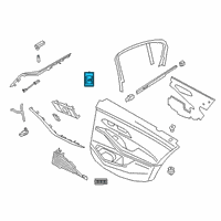 OEM 2021 BMW M340i SWITCH WINDOW LIFTER Diagram - 61-31-7-950-756