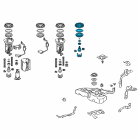 OEM 2011 Honda Accord Crosstour Regulator Assembly, Pressure Diagram - 17052-TK4-A00