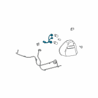 OEM Chevrolet Malibu Socket & Wire Diagram - 15869348