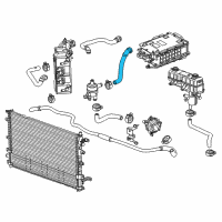 OEM Chevrolet Volt Hose Diagram - 20896265