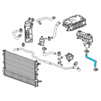 OEM 2012 Chevrolet Volt Reservoir Hose Diagram - 20896258