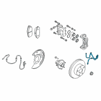 OEM 2017 Infiniti Q70 Hose Assembly-Brake Front Diagram - 46210-JL44A
