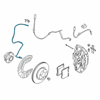 OEM BMW 230i PULSE GENERATOR DSC, FRONT Diagram - 34-52-1-544-002