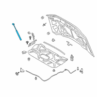 OEM 2018 Ford F-350 Super Duty Lift Cylinder Diagram - LC3Z-16C826-B