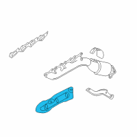 OEM 2013 Hyundai Genesis Protector-Heat, LH Diagram - 28525-3F400