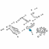 OEM 2018 Kia Optima Bush-Rear Trailing Arm Diagram - 55290A8100