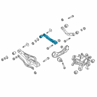 OEM 2017 Hyundai Sonata Arm Assembly-Rear Assist, RH Diagram - 55260-D4700