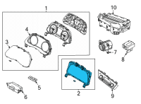 OEM 2022 Hyundai Sonata Cluster Assembly-Instrument Diagram - 94021-L5200