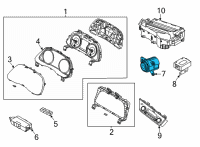 OEM 2020 Hyundai Sonata Sw Assembly-Button Start Diagram - 93500-L1000-SRF