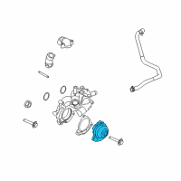 OEM 2012 Ford Escape Water Pump Diagram - 9L8Z-8501-A