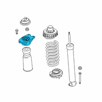 OEM 2022 BMW 330e xDrive SUPPORT BEARING REAR Diagram - 33-50-6-889-267