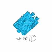 OEM 2015 Chevrolet SS Fuse & Relay Box Diagram - 92276935