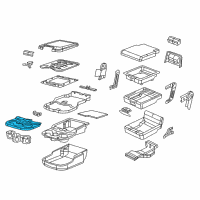 OEM 2016 Ram 1500 Bezel-Cup Holder Diagram - 5NP47HL1AA