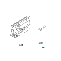 OEM Honda Civic Switch Assembly, Power Window Master (Black) Diagram - 35750-S5P-A11ZA