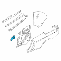 OEM 2013 BMW 640i Power Window Motor Rear Left Diagram - 67-62-7-304-523