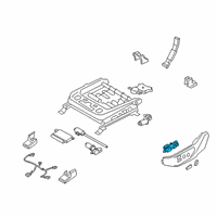 OEM Hyundai Palisade Switch Assembly-Power FR Seat LH Diagram - 88070-S2020-NNB