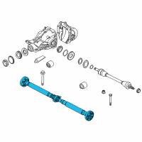 OEM 2019 BMW 650i Gran Coupe Rear Drive Shaft Assembly Diagram - 26-10-7-631-347