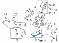 OEM 2021 Ford Bronco Sport Oil Return Tube Diagram - JX6Z-6L092-B