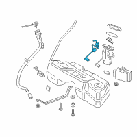 OEM 2013 BMW X3 Right Fuel Level Sensor Diagram - 16-11-7-285-450