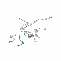 OEM 2000 Toyota Celica Oxygen Sensor Diagram - 89465-20710