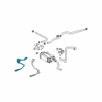 OEM 2000 Toyota Celica Oxygen Sensor Diagram - 89465-20700