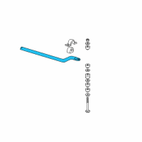 OEM Pontiac Aztek Shaft-Front Stabilizer Diagram - 10413385