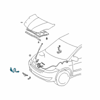 OEM Lexus Switch, Courtesy(For Security) Diagram - 84231-33090