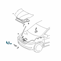 OEM 2003 Lexus ES300 Switch, Courtesy(For Security) Diagram - 84231-33090