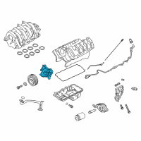 OEM 2014 Ford Mustang Oil Pump Diagram - BR3Z-6600-A