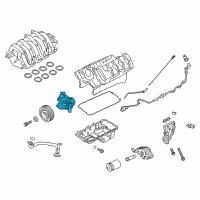 OEM Oil Pump Diagram - BR3Z-6600-A