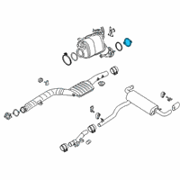 OEM BMW 540d xDrive Flat Gasket Diagram - 18-30-8-584-100