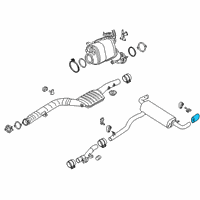 OEM BMW 530e xDrive Tailpipe Trim, Black Chrome Diagram - 18-30-8-631-955